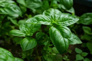 Basil plants that repel mosquitoes: basil