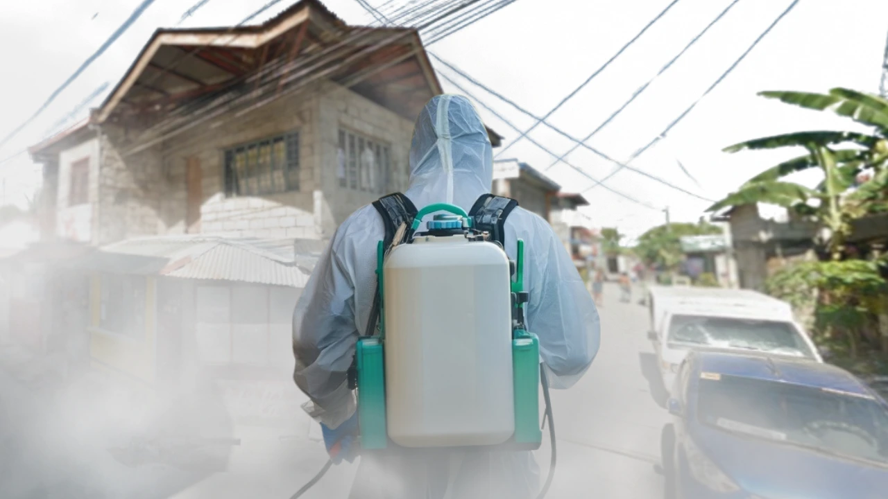 Let’s Fight Dengue Together a technician ready to help in eliminating the dengue outbreak