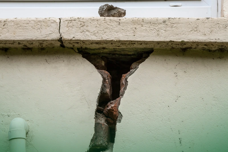 Identify Vulnerable Areas a huge wall gap